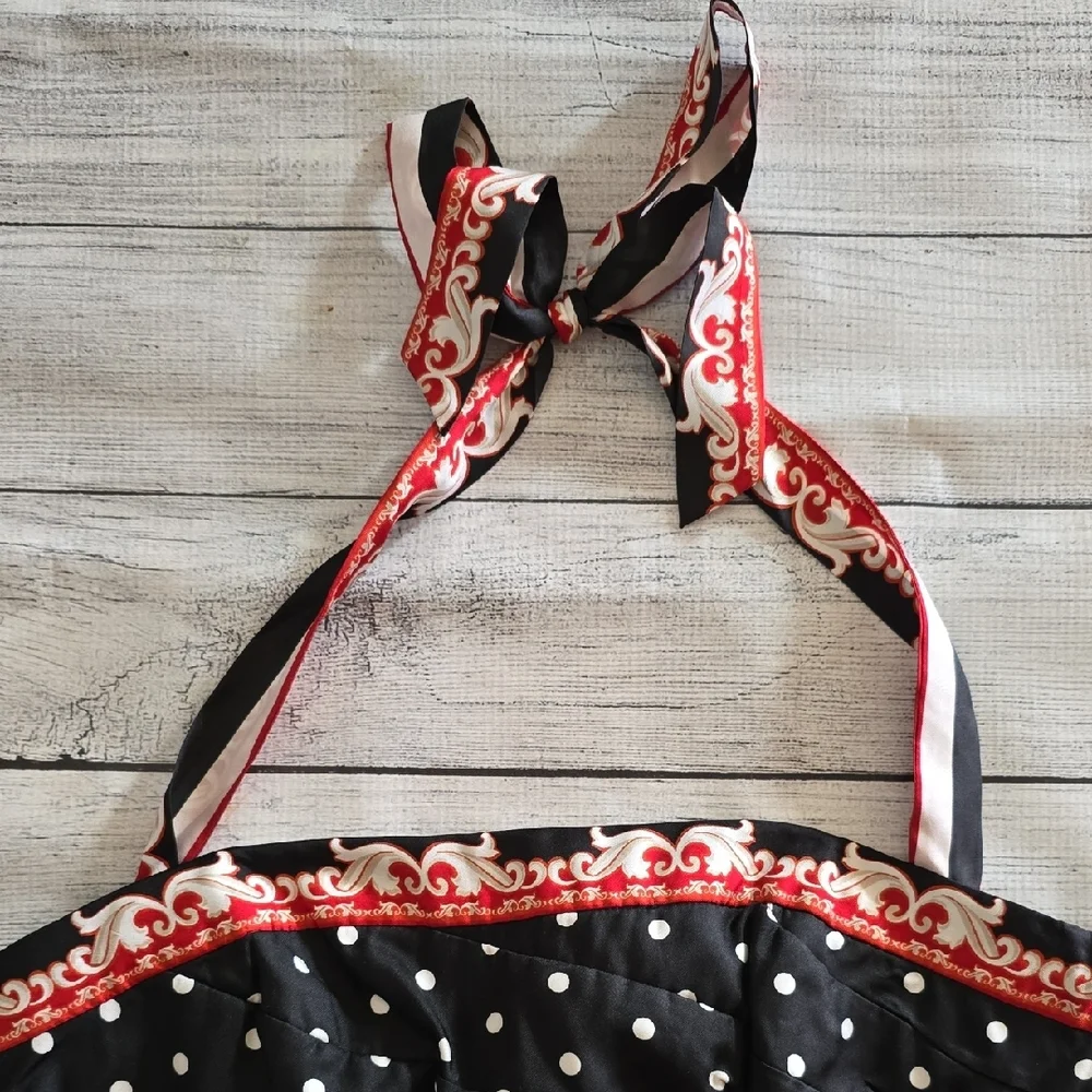 White House Black Market Black and White Polka Dot Camisole - Picture 2 of 6
